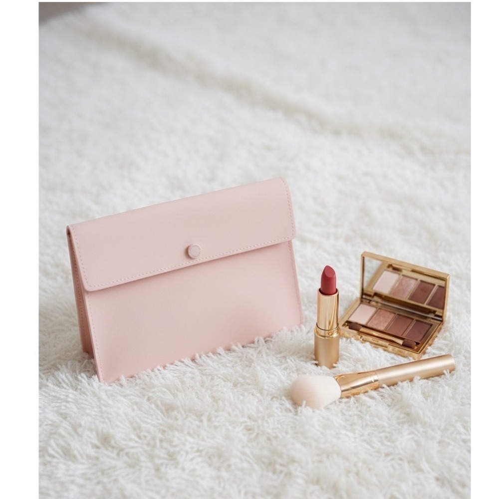 GIVENCHY Pastel Pink Makeup Bag Cosmetic Pouch Case NWOT‎